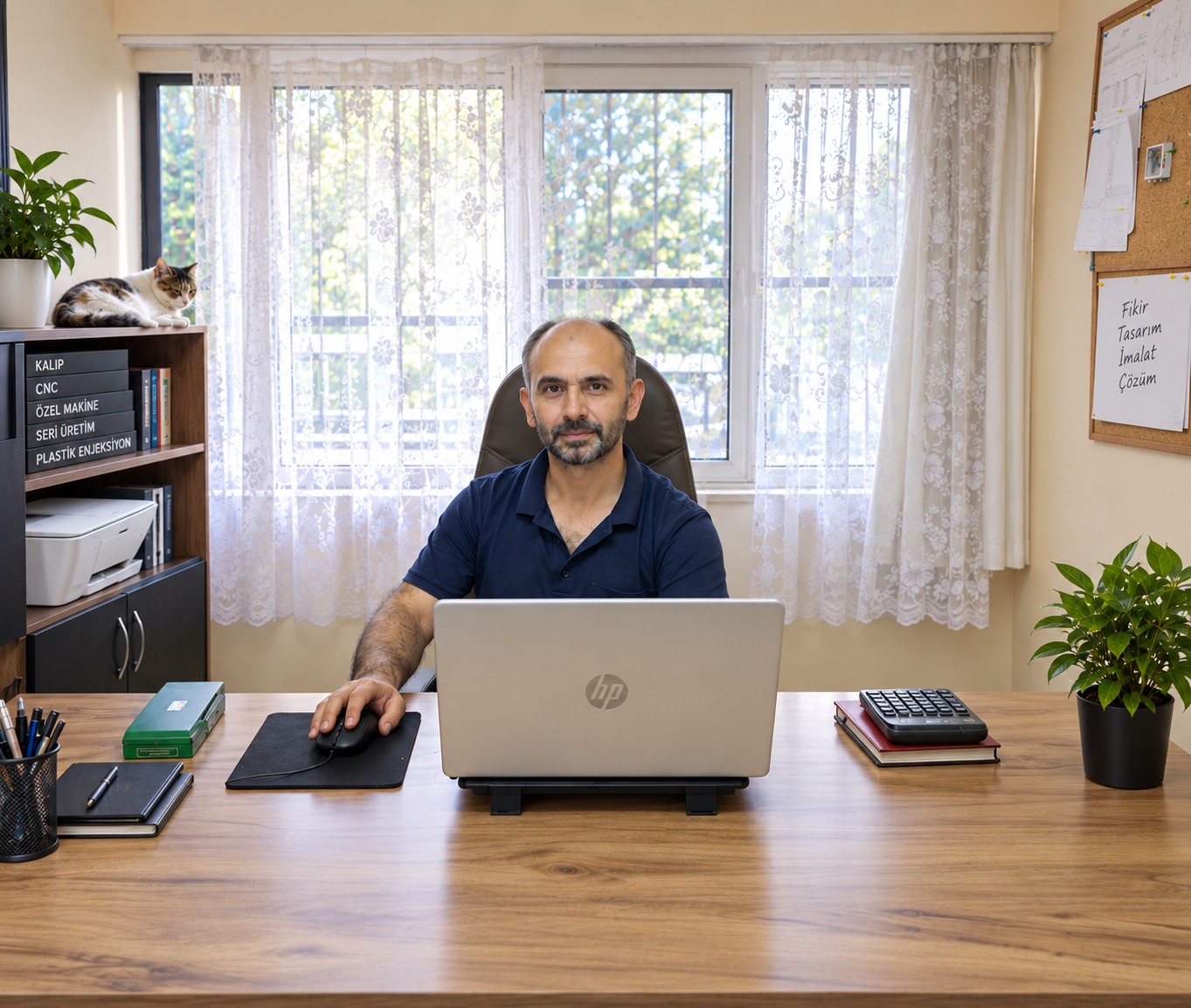 Halil İbrahim Aydın, ALFA PARS ofisinde